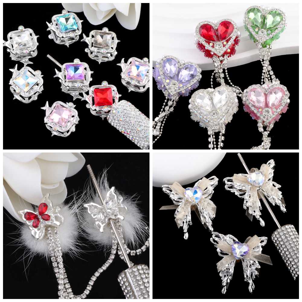 Diamond Beads for DIY Pen/Key Chain-Open in Live