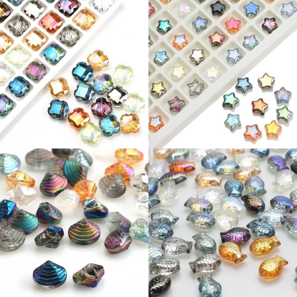 Bling Glass Crystal Beads Lucky Bags-Open in Live