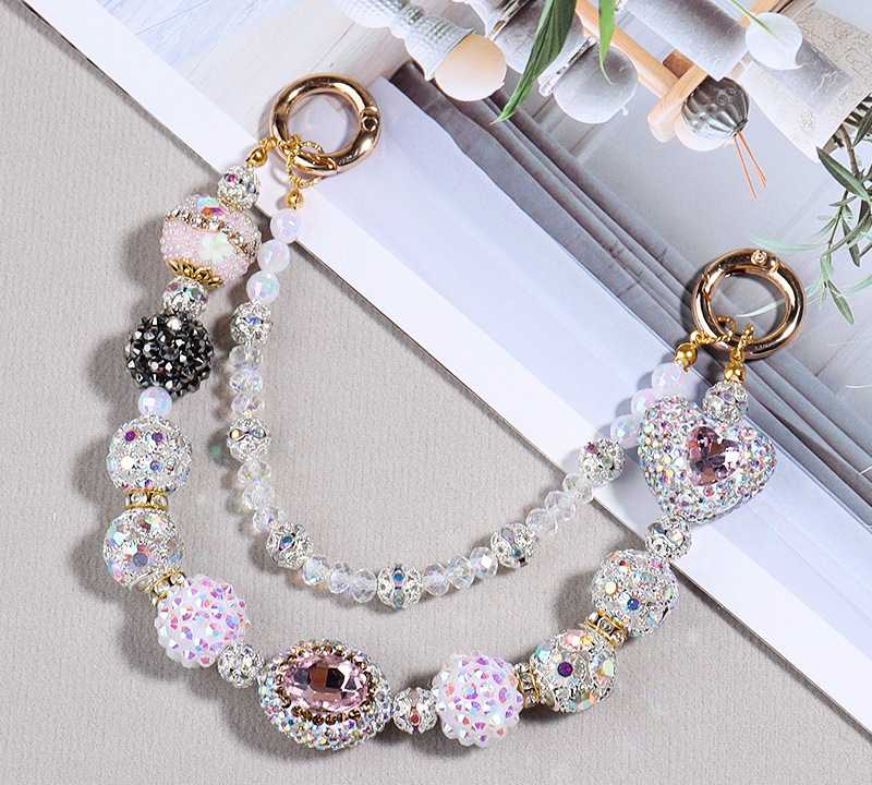 Diamond Beads for DIY Pen/Key Chain-Open in Live