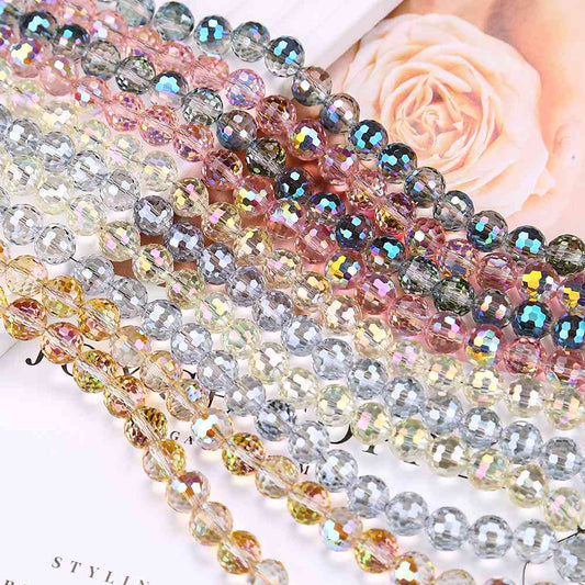 High Quality Transparent Bling Glass Crystal Disco Ball Beads【10mm size】