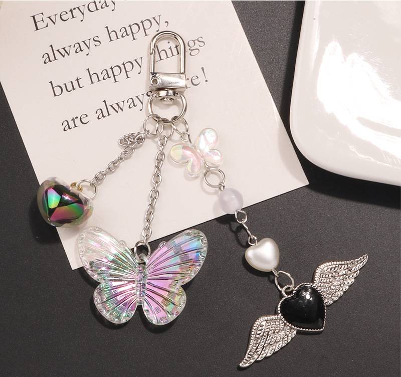 Sweet Cool Angel Heart Phone/Key Chain