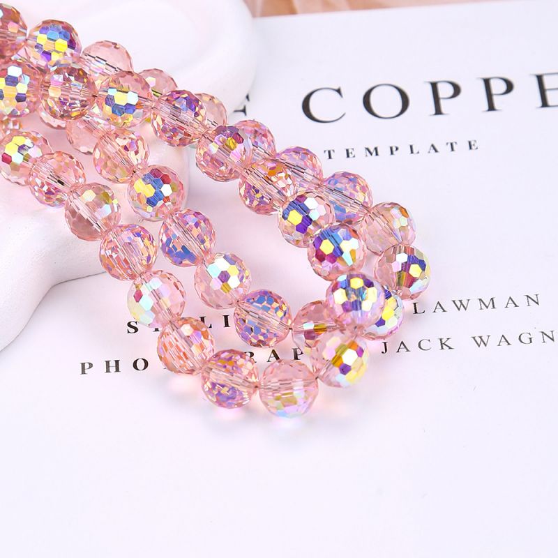 High Quality Transparent Bling Glass Crystal Disco Ball Beads【10mm size】