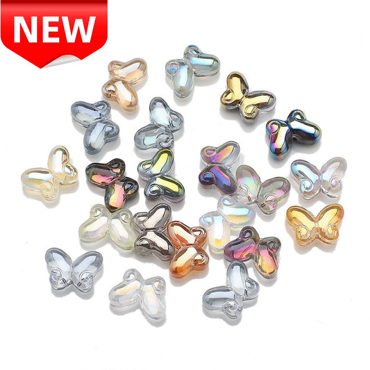 Butterfly Glass Beads【10×14mm Size】